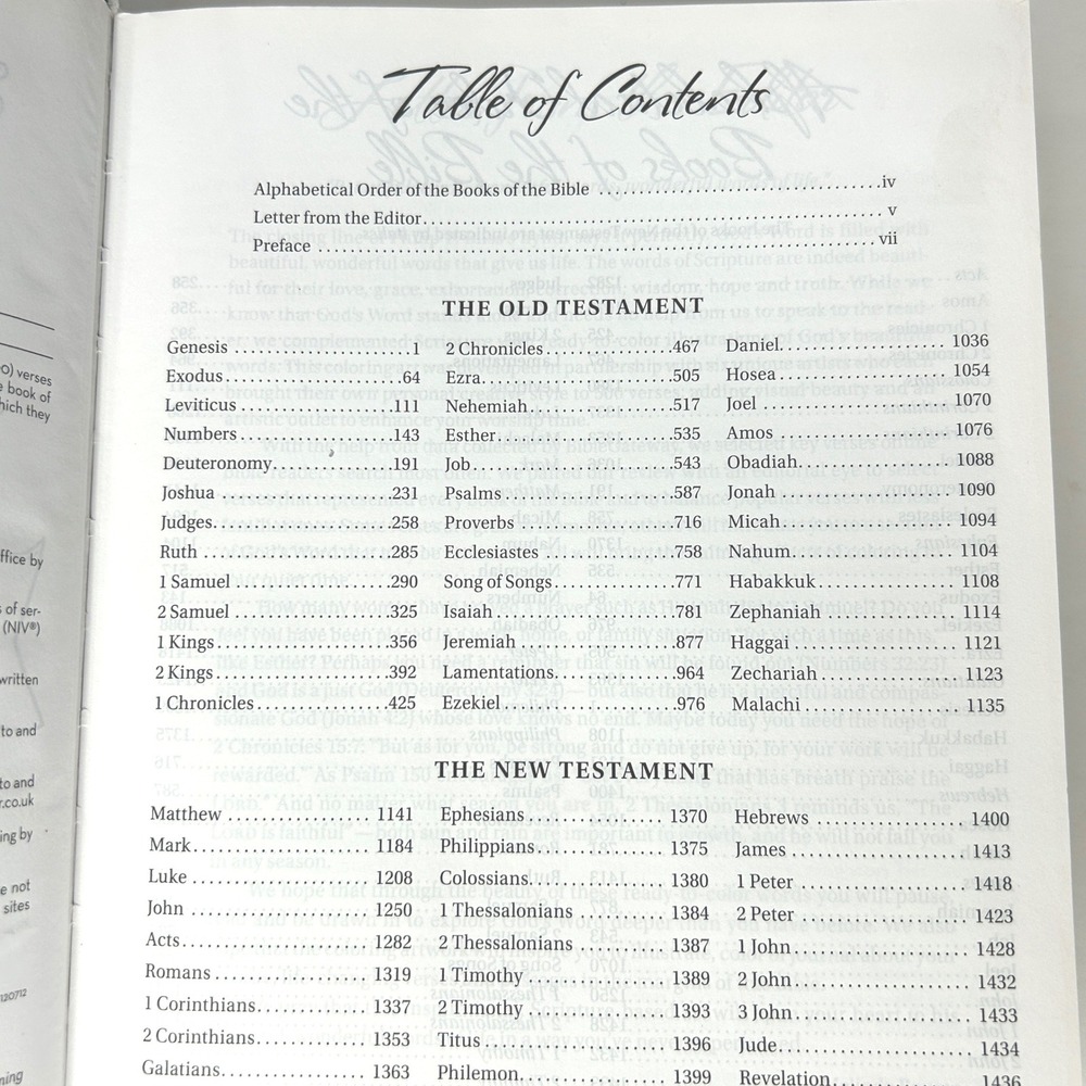 NIV Beautiful Word Coloring Bible Zondervan Hardcover 2016 Illustrated Verses - Picture 7 of 13
